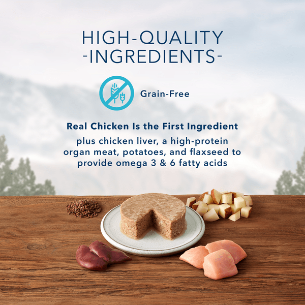 Blue Buffalo Co. BLUE Wilderness Grain Free Chicken Recipe for Mature Cats Canned Food