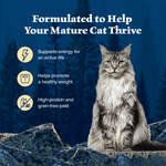 Blue Buffalo Co. BLUE Wilderness Grain Free Chicken Recipe for Mature Cats Canned Food