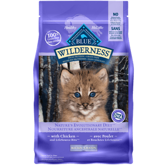 Blue Buffalo Co. BLUE Wilderness Grain Free Chicken Recipe Kitten Dry Food