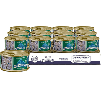 Blue Buffalo Co. BLUE Wilderness Grain Free Duck Recipe Canned Cat Food
