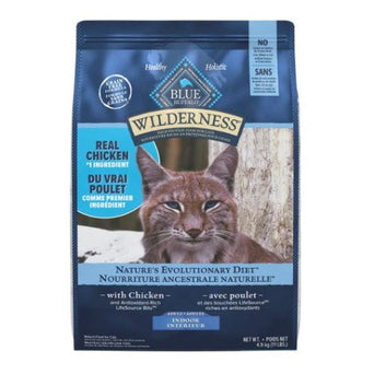Blue Buffalo Co. BLUE Wilderness Grain Free Indoor Chicken Recipe Dry Cat Food