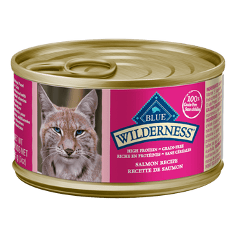 Blue Buffalo Co. BLUE Wilderness Grain Free Salmon Recipe Canned Cat Food