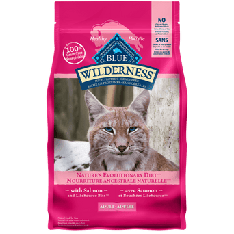 Blue Buffalo Co. BLUE Wilderness Grain Free Salmon Recipe Dry Cat Food