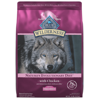 Blue Buffalo Co. BLUE Wilderness Small Breed Chicken Recipe with Grains Dry Dog Food
