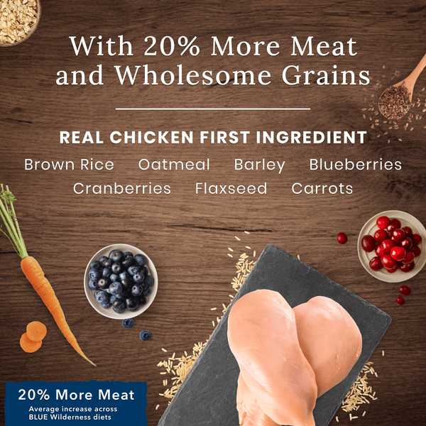 Blue Buffalo Wilderness Adult Dog Food Chicken Flavored Petland