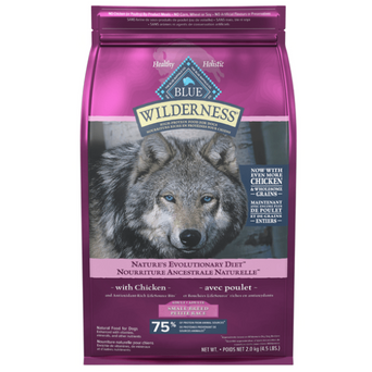 Blue Buffalo Co. BLUE Wilderness Small Breed Chicken Recipe with Grains Dry Dog Food