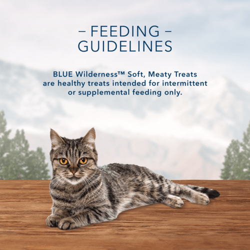 Blue Buffalo Co. BLUE Wilderness Soft-Moist Cat Treats; Chicken & Salmon