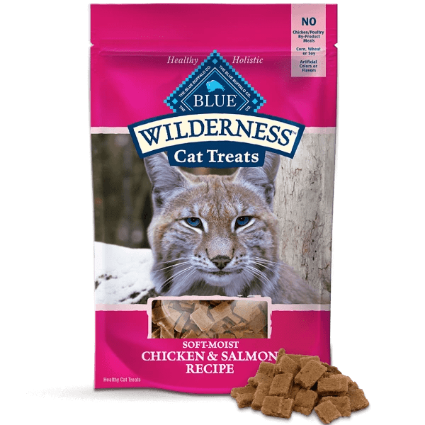 Blue Buffalo Co. BLUE Wilderness Soft-Moist Cat Treats; Chicken & Salmon