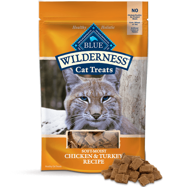 Blue Buffalo Co. BLUE Wilderness Soft-Moist Cat Treats; Chicken & Turkey