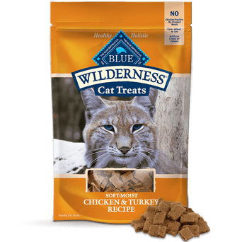 Blue Buffalo Co. BLUE Wilderness Soft-Moist Cat Treats; Chicken & Turkey