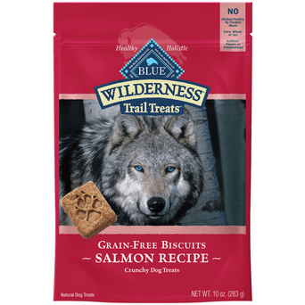 Blue Buffalo Co. BLUE Wilderness Trail Treats Grain Free Biscuits; Salmon Recipe