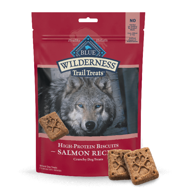 Blue Buffalo Co. BLUE Wilderness Trail Treats Grain Free Biscuits; Salmon Recipe