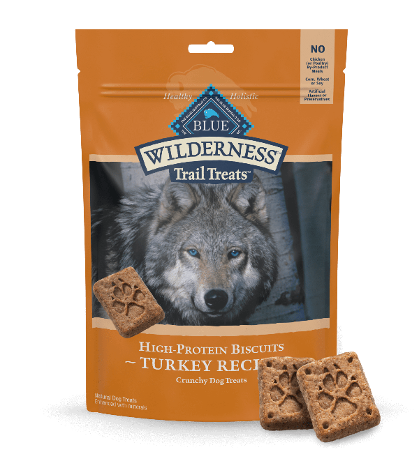 Blue Buffalo Co. BLUE Wilderness Trail Treats Grain Free Biscuits; Turkey Recipe