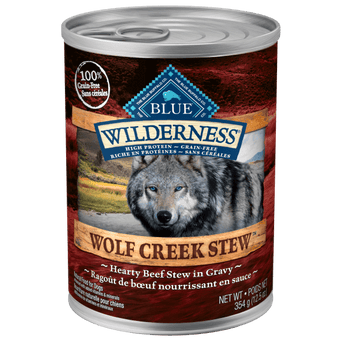 Blue Buffalo Co. BLUE Wilderness Wolf Creek Stew with Hearty Beef Canned Dog Food