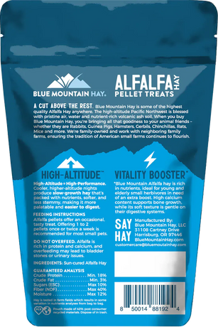 Blue Mountain Hay Blue Mountain Hay Alfalfa Hay Pellet Treats