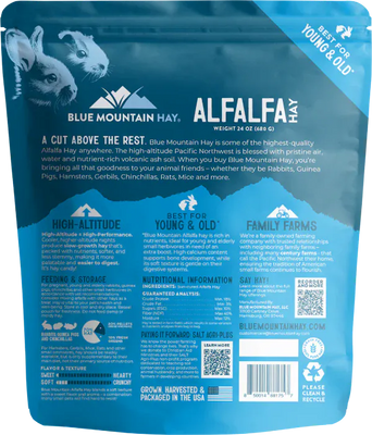 Blue Mountain Hay Blue Mountain Hay High-Altitude Alfalfa Hay