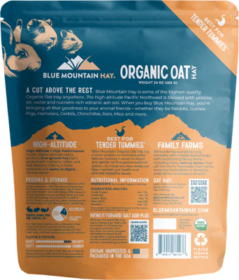 Blue Mountain Hay Blue Mountain Hay High-Altitude Organic Oat Hay