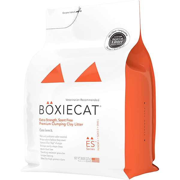 BoxieCat Boxiecat Extra Strength Scent-Free Premium Clumping Clay Cat Litter