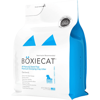 BoxieCat Boxiecat Scent-Free Premium Clumping Clay Cat Litter