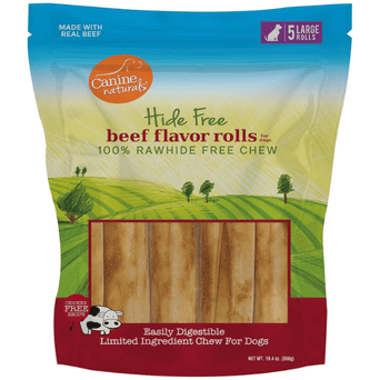 Canine Naturals Canine Naturals Hide Free Beef Rolls Dog Chew