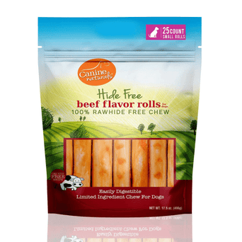 Canine Naturals Canine Naturals Hide Free Beef Rolls Dog Chew