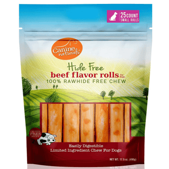 Canine Naturals Hide Free Peanut Butter Rolls Dog Chew Petland