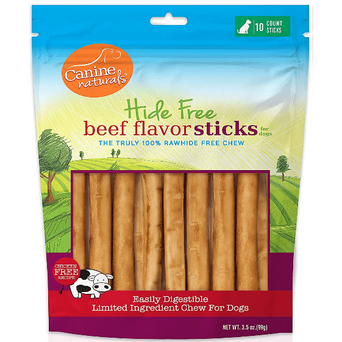 Canine Naturals Canine Naturals Hide Free Beef Sticks Dog Chew