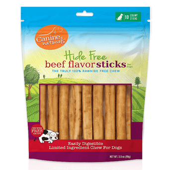 Canine Naturals Canine Naturals Hide Free Beef Sticks Dog Chew