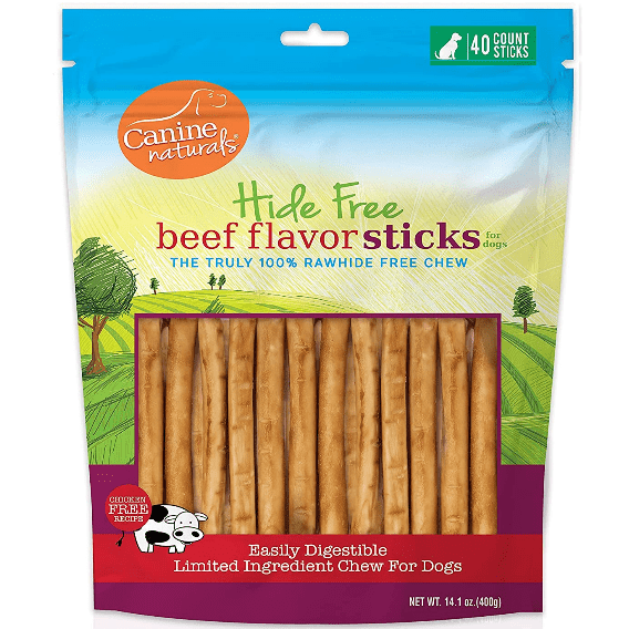 Canine Naturals Hide Free Beef Sticks Dog Chew Petland Canada
