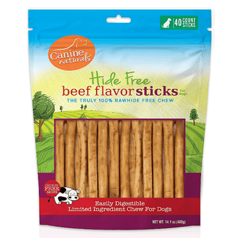 Canine Naturals Canine Naturals Hide Free Beef Sticks Dog Chew