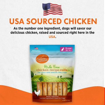 Canine Naturals Canine Naturals Hide Free Chicken Rolls Dog Chew