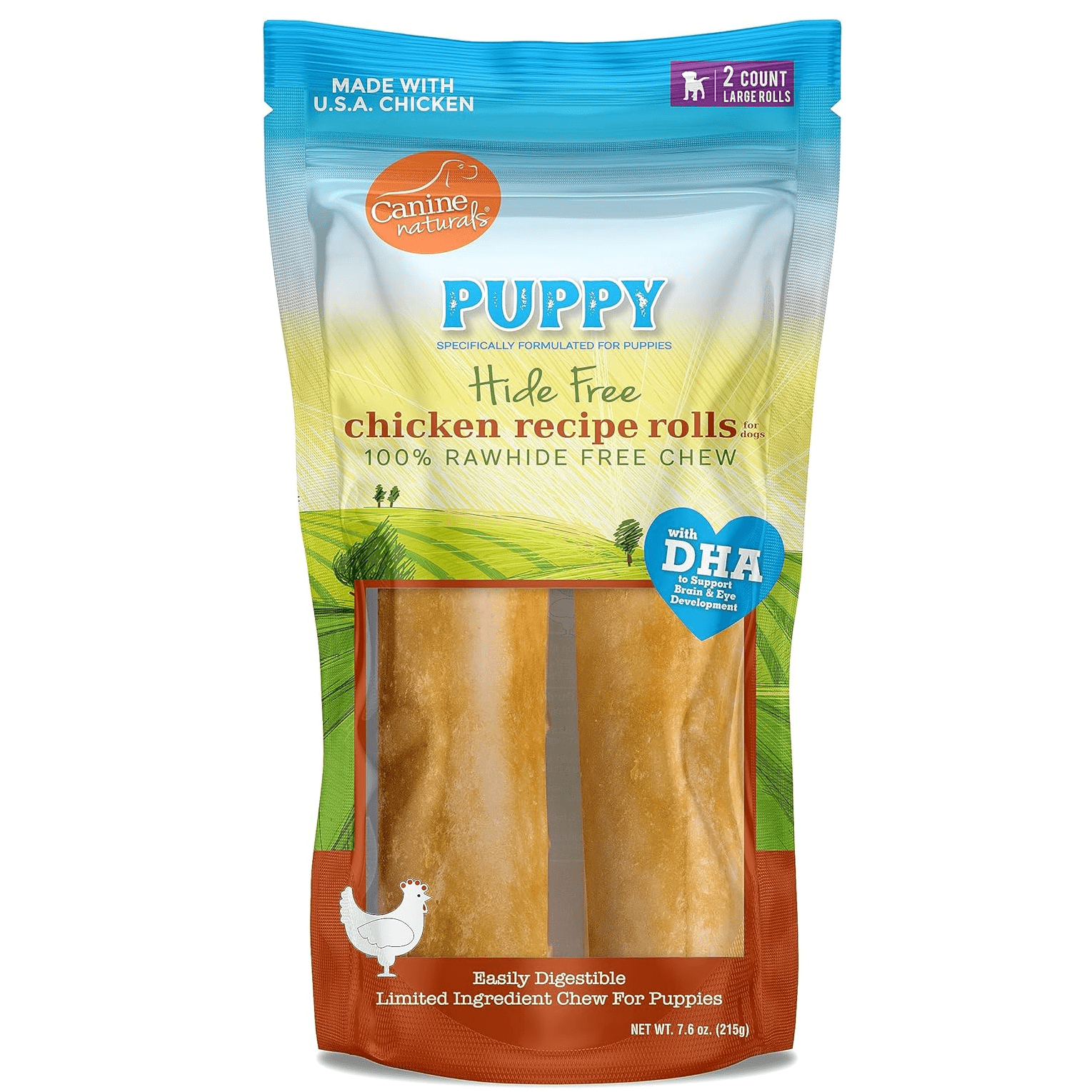 Canine Naturals Hide Free Chicken Rolls Puppy Chew Petland Canada