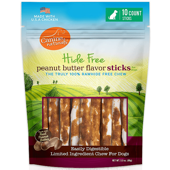 Canine Naturals Hide Free Peanut Butter Sticks Dog Chew – Petland