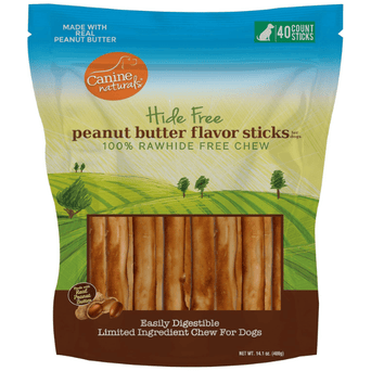 Canine Naturals Canine Naturals Hide Free Peanut Butter Sticks Dog Chew