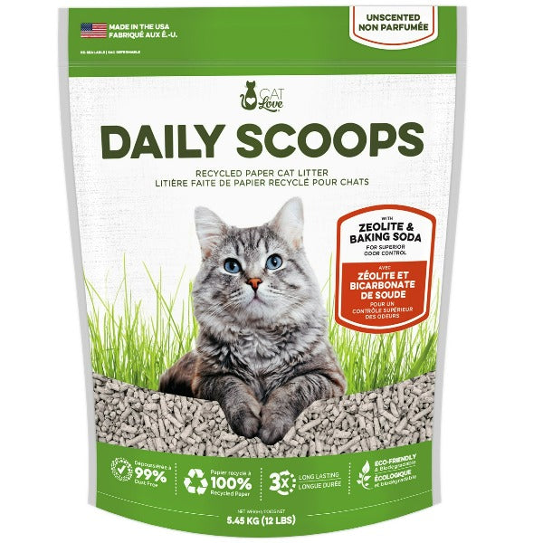 Cat Love Cat Love Daily Scoops Recycled Paper Cat Litter