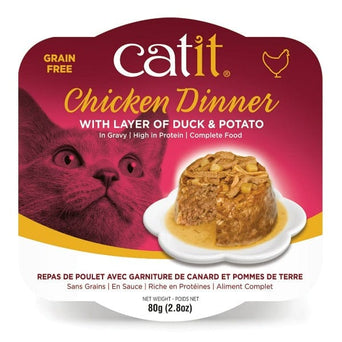 Catit Catit Chicken Dinner with Duck & Potato Wet Cat Food