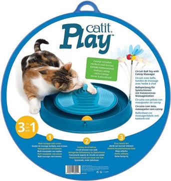 Catit Catit Circuit Ball Toy with Catnip Massager