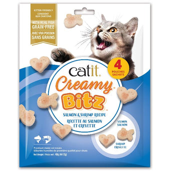 Catit Catit Creamy Bitz Salmon & Shrimp Recipe Cat Treats