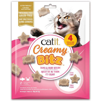 Catit Catit Creamy Bitz Tuna & Crab Recipe Cat Treats