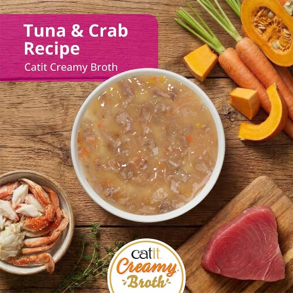 Catit Catit Creamy Broth Variety Tuna Flavours Cat Treat