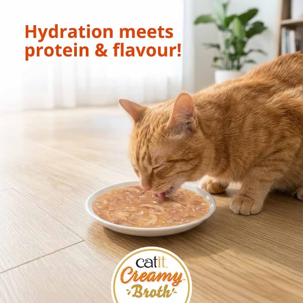 Catit Catit Creamy Broth Variety Tuna Flavours Cat Treat