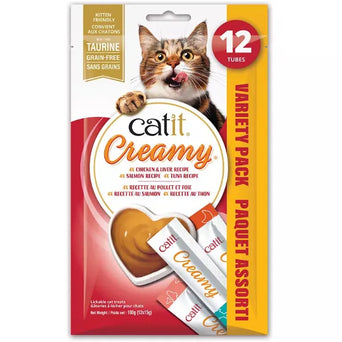 Catit Catit Creamy Lickable Assorted Multipack Cat Treat