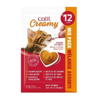 Catit Catit Creamy Lickable Assorted Multipack Cat Treat