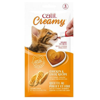 Catit Catit Creamy Lickable Chicken & Liver Recipe Cat Treat