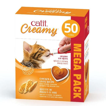 Catit Catit Creamy Lickable Chicken & Liver Recipe Cat Treat