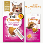 Catit Catit Creamy Lickable Chicken & Shrimp Recipe Cat Treats