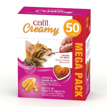 Catit Catit Creamy Lickable Chicken & Shrimp Recipe Cat Treats