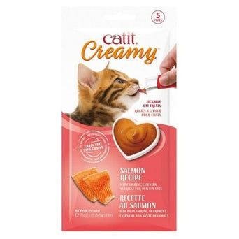 Catit Catit Creamy Lickable Salmon Recipe Cat Treat