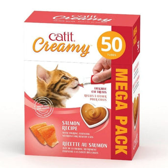 Catit Catit Creamy Lickable Salmon Recipe Cat Treat
