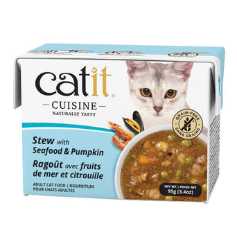Catit Catit Cuisine Stew with Seafood & Pumpkin Cat Food Topper